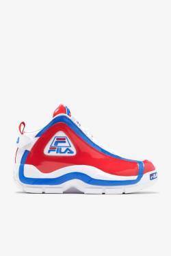 2 Zapatillas Fila Grant Hill Hombre Blancas Rojas Azules | Fila951SD