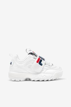 Applique Zapatillas Fila Disruptor 2 Mujer Blancas Azul Marino Rojas | Fila965TM