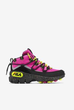 Botas Fila Grant Hill 1 X Trailpacer Mujer Rosas Negras Amarillo | Fila310RV