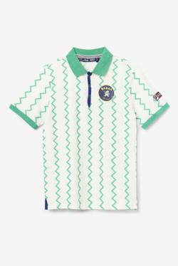 Camisa Polo Fila X Rb Babar Guye Mujer Blancas Verde Menta Oscuro Azules | Fila614PI