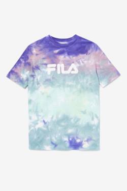 Camiseta Fila Alivia Tie Dye Tee Mujer Azules | Fila648FZ