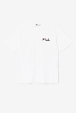 Camiseta Fila Curtis Pocket Tee Hombre Blancas | Fila285BE