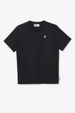 Camiseta Fila Derion Tee Hombre Negras | Fila496IF