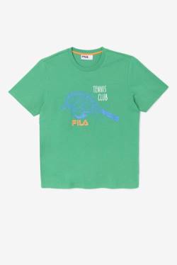 Camiseta Fila Derzan Tee Hombre Verde | Fila203JP