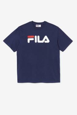 Camiseta Fila Eagle Tee Hombre Azul Marino Blancas Rojas | Fila329YS