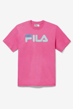 Camiseta Fila Eagle Tee Hombre Rosas | Fila519FK