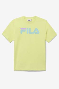 Camiseta Fila Eagle Tee Hombre Verde Claro Amarillo | Fila460KC