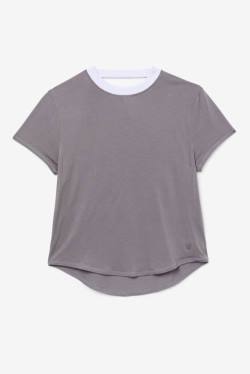 Camiseta Fila Fi-lux Sleeve Top Mujer Lavanda Azules | Fila285VF