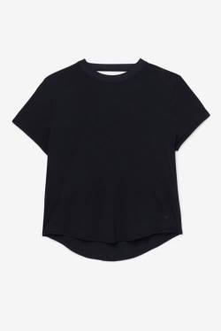 Camiseta Fila Fi-lux Sleeve Top Mujer Negras | Fila416KM