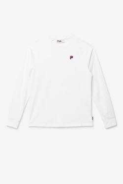 Camiseta Fila Flynn Long Sleeve Tee Hombre Blancas | Fila974WA