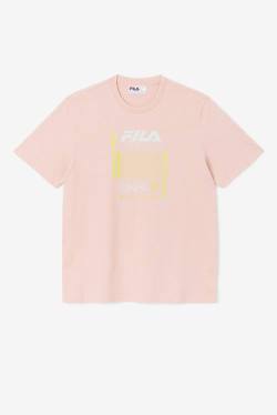 Camiseta Fila Kosala Tee Hombre Coral | Fila468XR