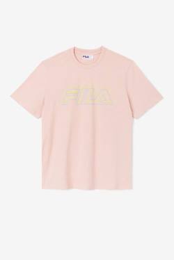 Camiseta Fila Lakosa Tee Hombre Coral | Fila046PX