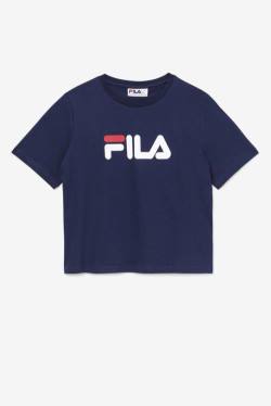 Camiseta Fila Miss Eagle Tee Mujer Azul Marino Rojas Blancas | Fila016UQ