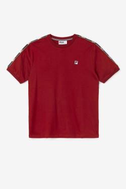 Camiseta Fila Oliver Tee Hombre Rojas | Fila340WL