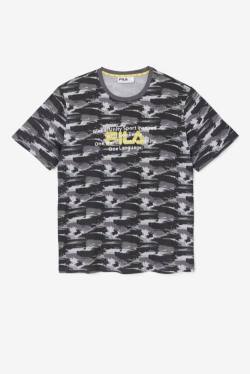 Camiseta Fila Pepacton Tee Hombre Camuflaje | Fila498RH