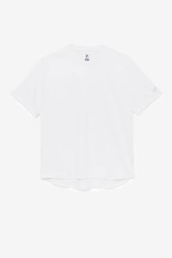 Camiseta Fila Pickleball Scallop Hem Crew Hombre Blancas | Fila501VG