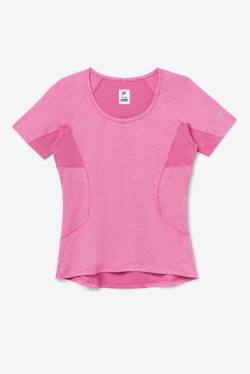 Camiseta Fila Pickleball Sleeve Top Mujer Rosas | Fila364OC