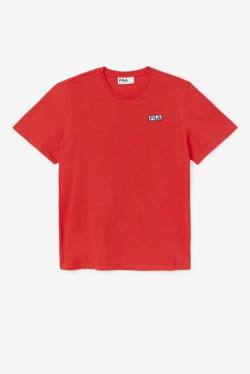 Camiseta Fila Skylar Tee Hombre Rojas | Fila145RQ