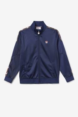 Chaquetas Fila Carson Pista Hombre Azul Marino | Fila687CD