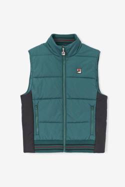 Chaquetas Fila Matias Vest Hombre Negras | Fila372YP