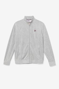 Chaquetas Fila O-fit Velour Hombre Gris | Fila035EG