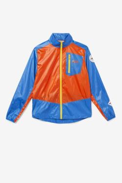 Chaquetas Fila Pinnacle Hombre Naranjas Azules Limón | Fila703IB