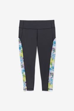 Leggins Fila Forza Contrast 7/8 Mujer Negras | Fila692UF