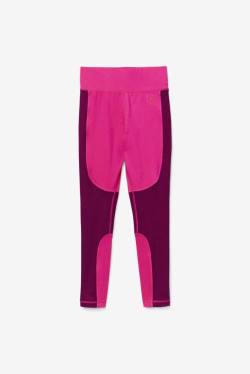 Leggins Fila Forza Textured Long Mujer Rosas Claro Moradas | Fila109AT