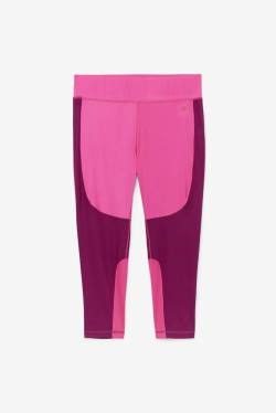 Leggins Fila Forza Textured Long Mujer Rosas Claro Moradas | Fila634YV