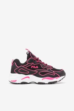 Neon Zapatillas Fila Ray Tracer Mujer Negras Rosas Blancas | Fila532HB