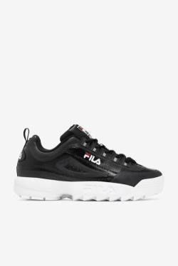 No-sew Zapatillas Fila Disruptor 2 Hombre Negras Rojas Blancas | Fila694XV