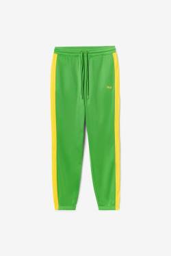 Pantalones Fila Brazil Pista Hombre Verde Amarillo | Fila546DZ