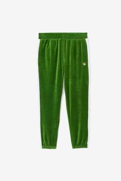 Pantalones Fila Brice Velour Hombre Blancas Rojas | Fila720RT