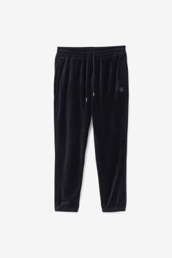 Pantalones Fila Deverall Velour Hombre Negras | Fila531XY