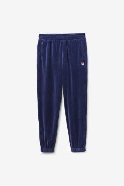 Pantalones Fila Dortmund Velour Jogger Hombre Azul Marino | Fila095IS