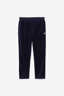 Pantalones Fila O-fit Velour Hombre Azul Marino Rojas | Fila309TG