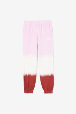 Pantalones Fila Raleigh Tie Dye Jogger Mujer Blancas Rojas | Fila052QW