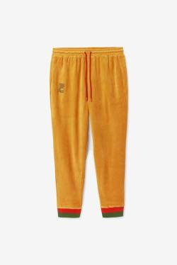 Pantalones Fila X Paterson Velour Hombre Naranjas | Fila827ZV