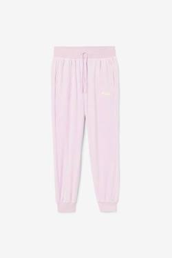 Pantalones Fila Zura Velour Jogger Mujer Moradas | Fila298JV