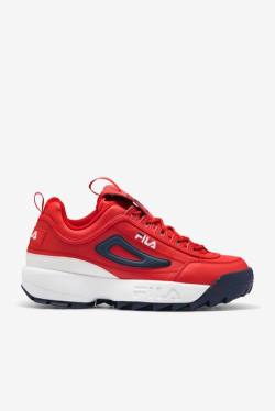 Premium Zapatillas Fila Disruptor 2 Hombre Rojas Blancas Azul Marino | Fila269MI