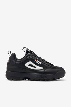 Premium Zapatillas Fila Disruptor 2 Hombre Negras Blancas Rojas | Fila596TO