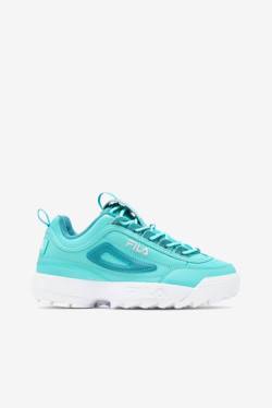 Premium Zapatillas Fila Disruptor 2 Mujer Azules Turquesa Blancas | Fila872HK