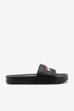 Sandalias de Diapositivas Fila Drifter Hombre Negras Rojas Blancas | Fila917KT