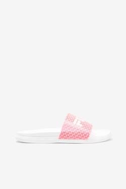 Sandalias de Diapositivas Fila Drifter Luxe Repeat Mujer Blancas Rosas | Fila391GD