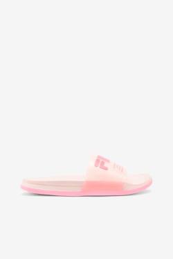 Sandalias de Diapositivas Fila Drifter Luxe Clear Mujer Rosas | Fila837EZ