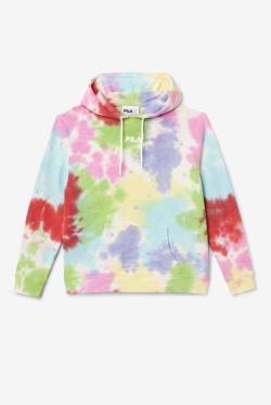 Sudadera Con Capucha Fila Aerolynn Tie Dye Mujer Verde Blancas Rojas | Fila596CX