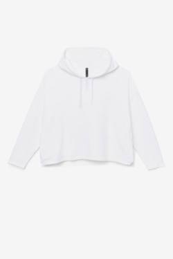 Sudadera Con Capucha Fila Fi-lux Cropped Mujer Blancas | Fila437ZW