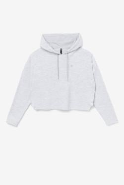 Sudadera Con Capucha Fila Fi-lux Cropped Mujer Gris | Fila489BF