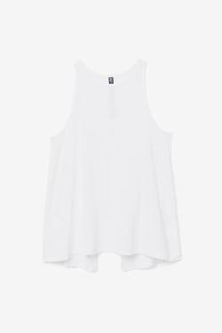 Top Deportivo Fila Fi-lux Open Back Tank Mujer Blancas | Fila017QH