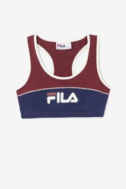 Top Deportivo Fila Kairi Bra Mujer Burdeos | Fila815WJ